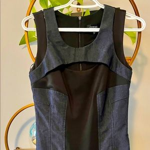 GUESS Knee Length Denim Dress